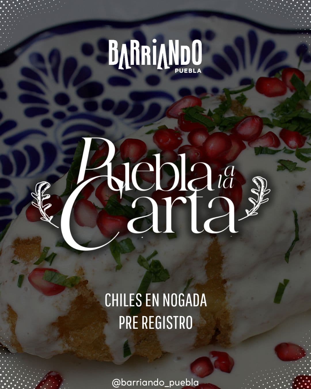 Póster oficial — Barriando Documenta la Gastronomía Poblana